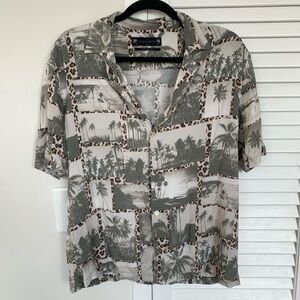 All Saints Tropical Print Men's Shirt